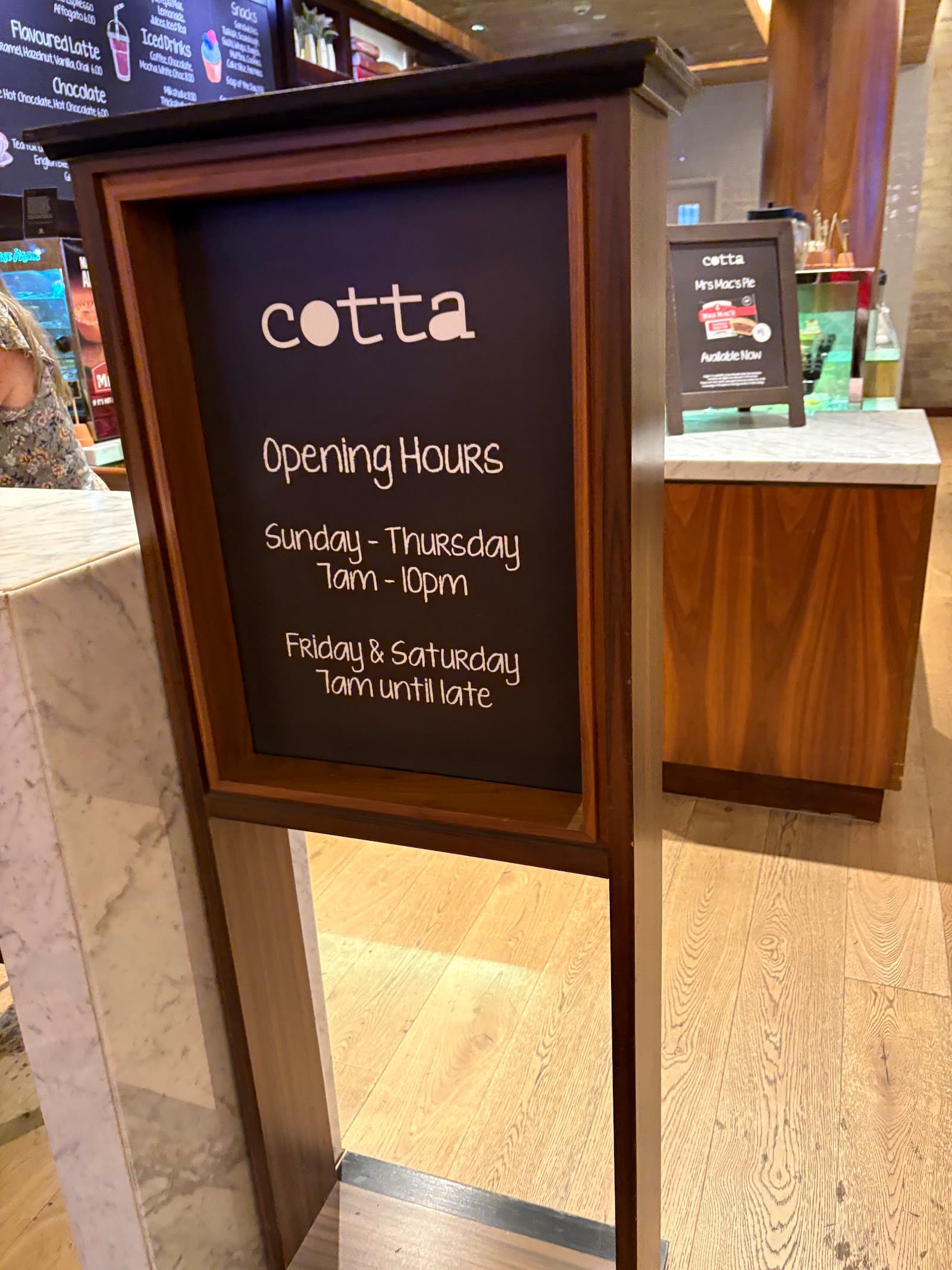 Cotta Cafe — Burswood, Perth