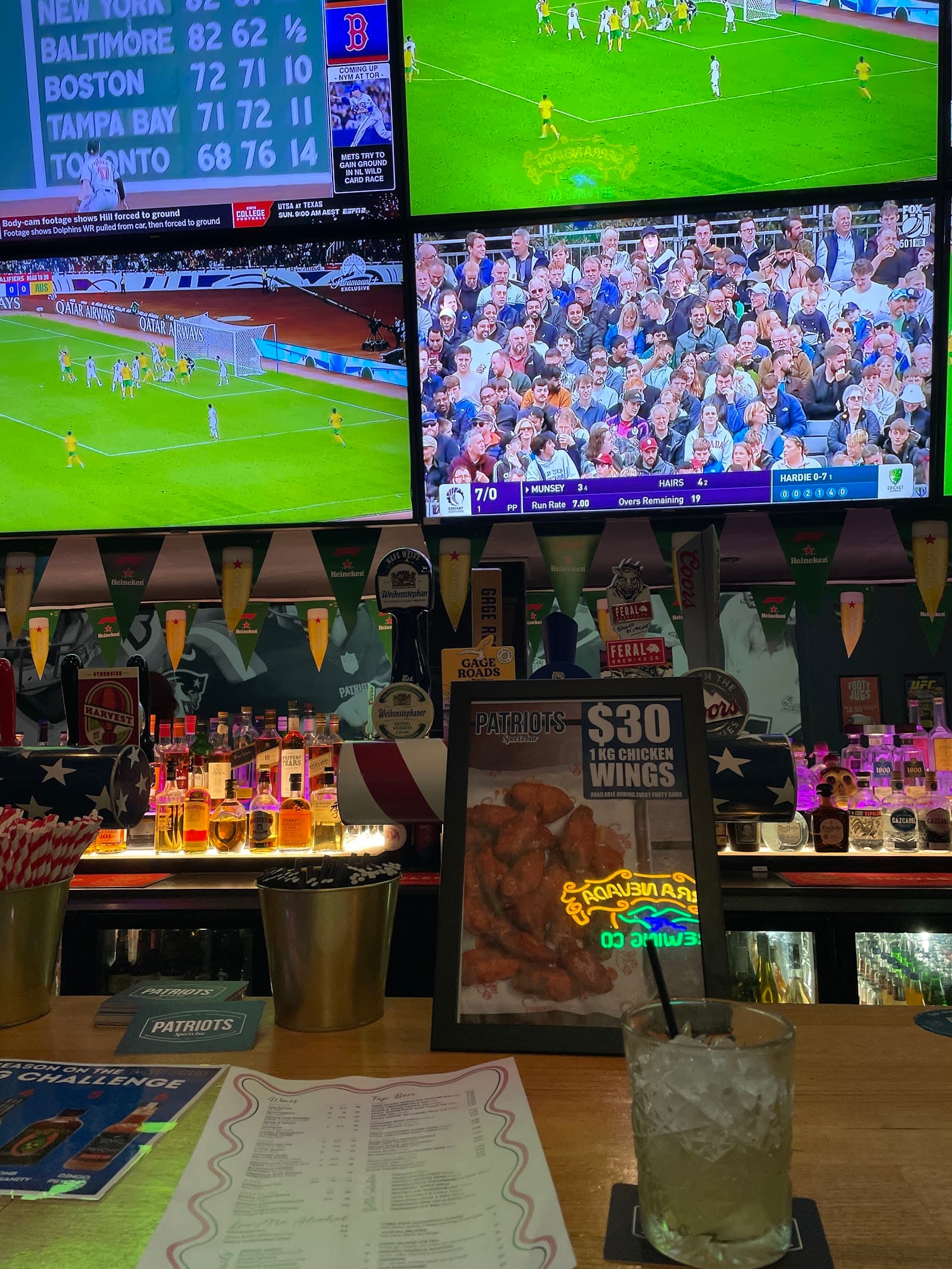 Patriots Sports Bar — Northbridge, Perth